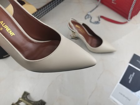 YSL YSL Logo pumps