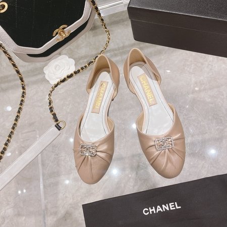 Chanel lambskin sandals