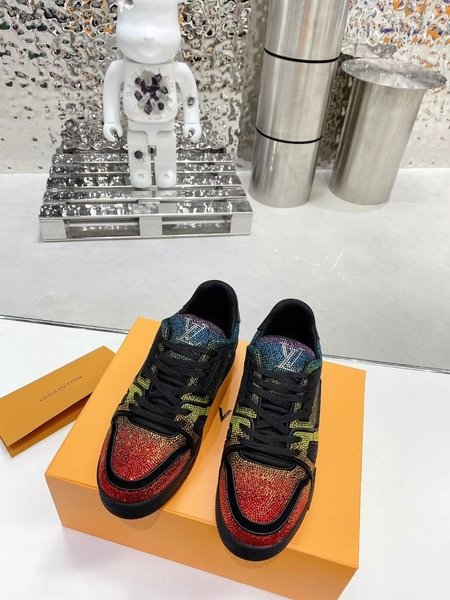 Louis Vuitton couples skate shoes