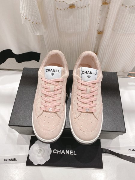 Chanel color block sneakers