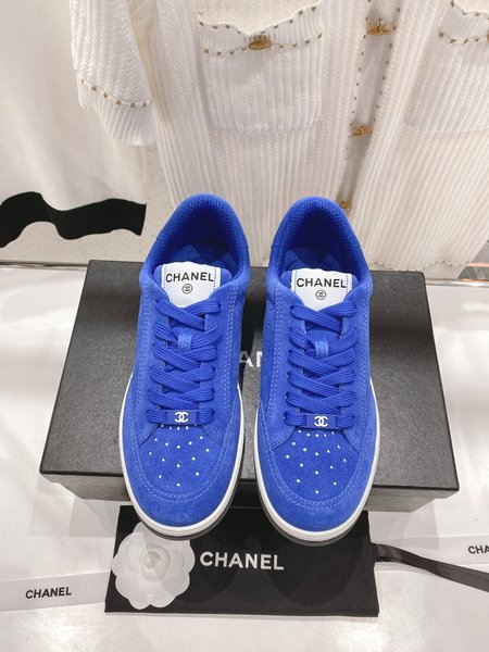 Chanel color block sneakers