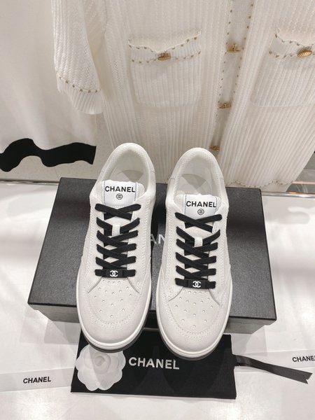 Chanel color block sneakers