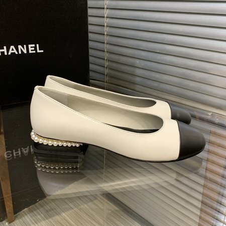 Chanel Genuine Leather Mary Jane Shoes for Women