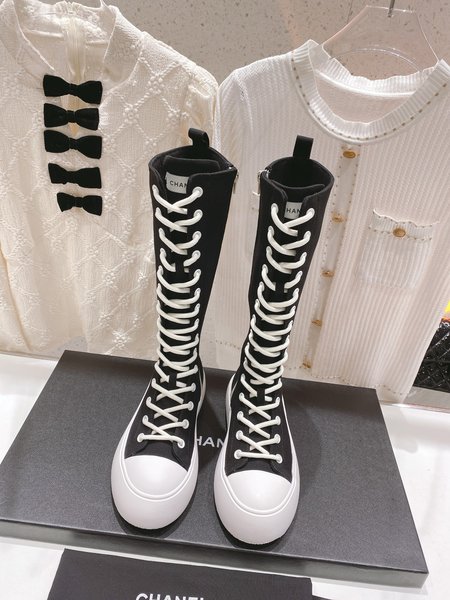 Chanel Platform Candy Boots