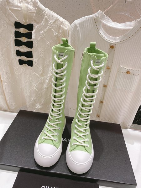 Chanel Platform Candy Boots