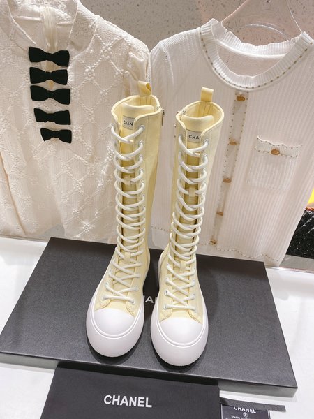 Chanel Platform Candy Boots