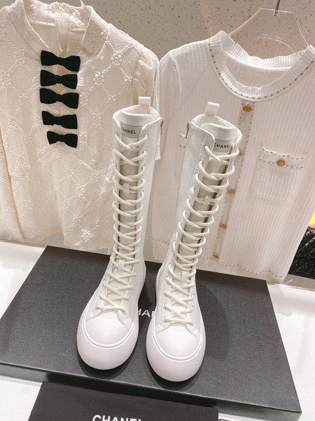 Chanel Platform Candy Boots