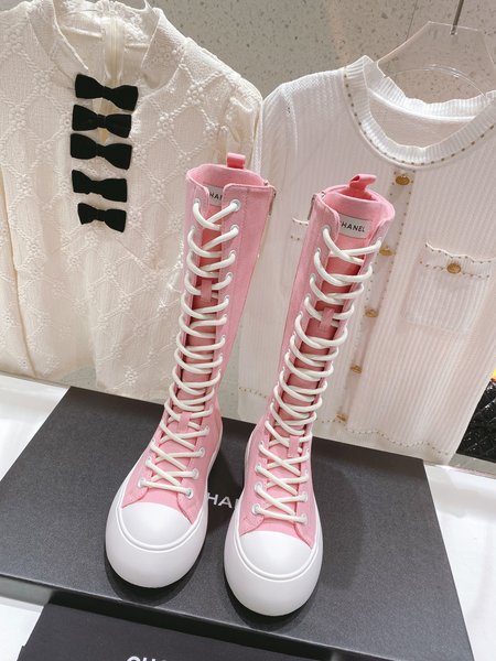 Chanel Platform Candy Boots