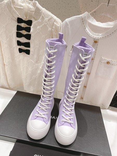 Chanel Platform Candy Boots