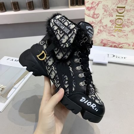 Dior Flyknit rubber outsole boots