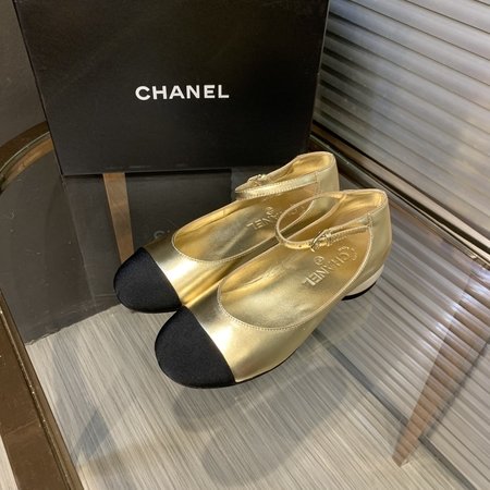 Chanel Genuine Leather Mary Jane Shoes for Women