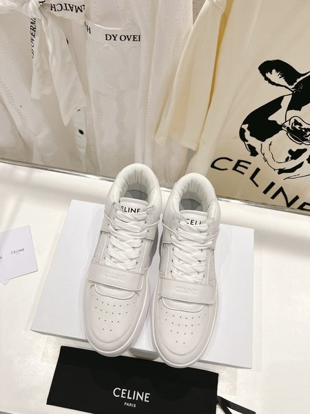 Celine Cow leather lace-up sneakers