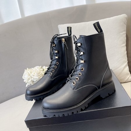 Chanel Calf leather Chelsea boots