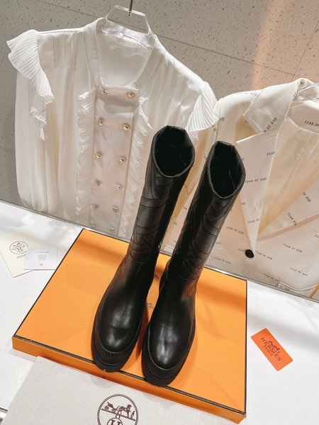 Hermes Thick sole fashion boots