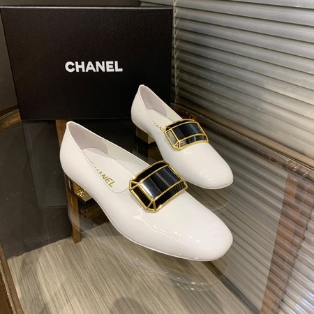 Chanel calfskin loafers