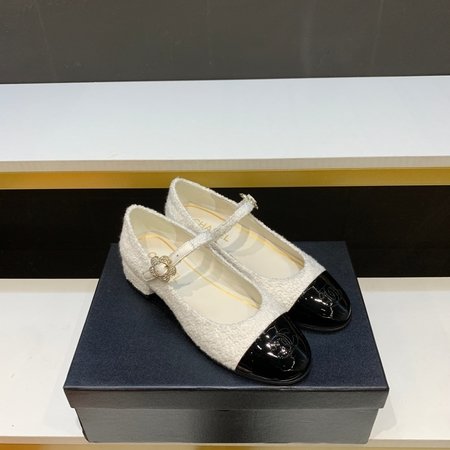 Chanel Mary Jane Sunflower Buckle Women s Shoes