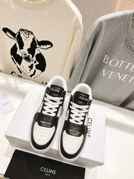 Celine Cow leather lace-up sneakers