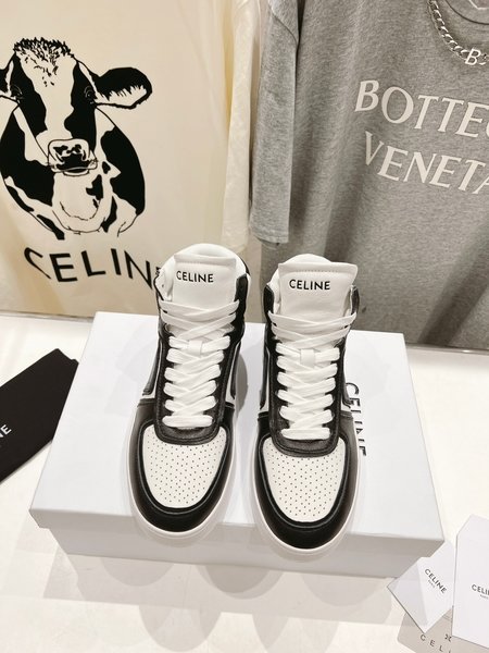 Celine Cow leather lace-up sneakers