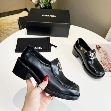 Chanel Cow leather Mary Jane shoes for women