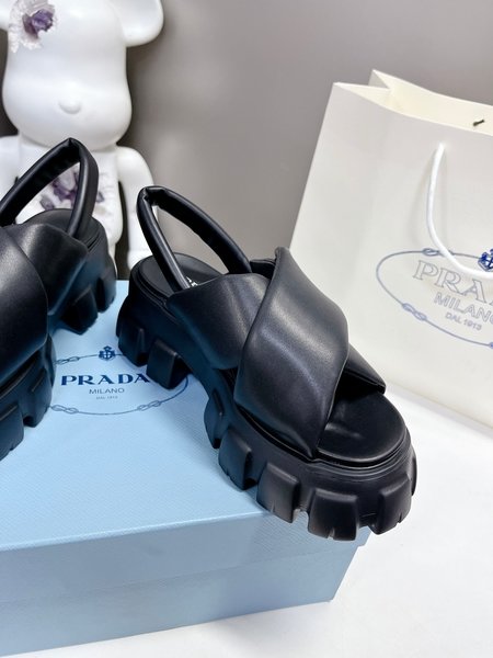 Prada platform shoes