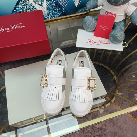 Roger Vivier casual sports white shoes