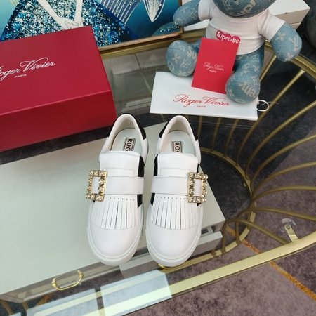 Roger Vivier casual sports white shoes