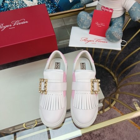 Roger Vivier casual sports white shoes