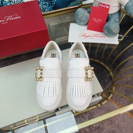 Roger Vivier casual sports white shoes