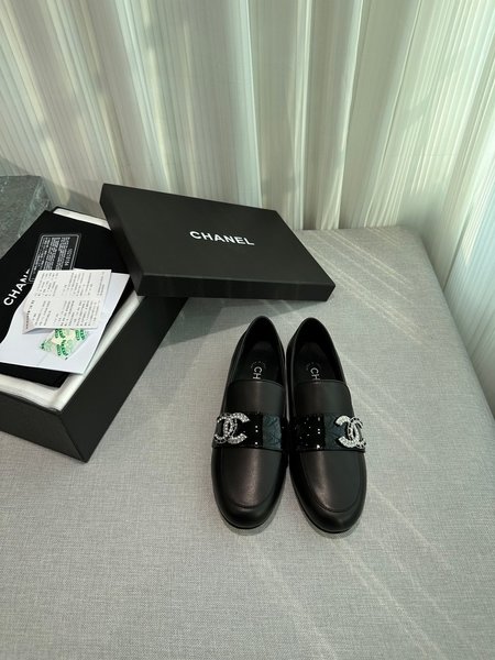 Chanel Sheepskin loafers