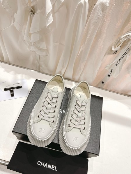 Chanel thick sole sneakers