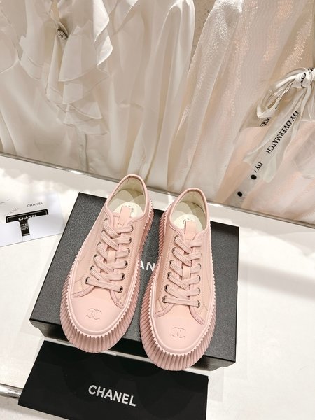 Chanel thick sole sneakers