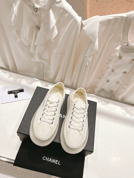 Chanel thick sole sneakers