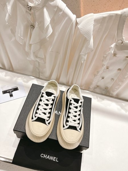 Chanel thick sole sneakers