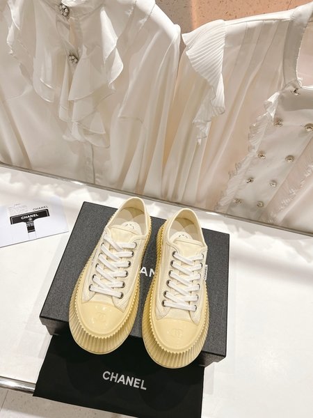 Chanel thick sole sneakers