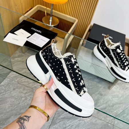 Chanel casual sports shoes