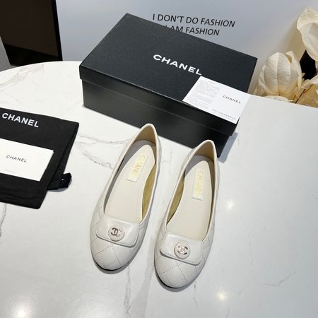 Chanel button ballet shoes