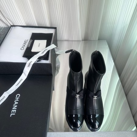 Chanel Butterfly Snow White Boots