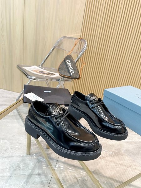 Prada Imported patent leather loafers