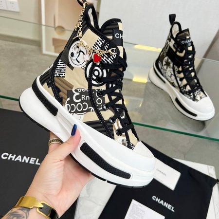 Chanel Customized imported small canvas boots