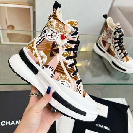 Chanel Customized imported small canvas boots