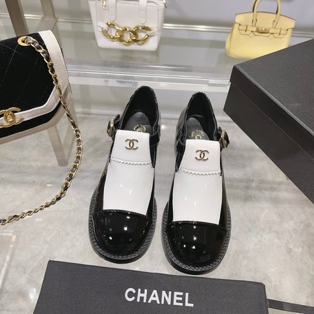 Chanel Patent leather big head Mary Jane