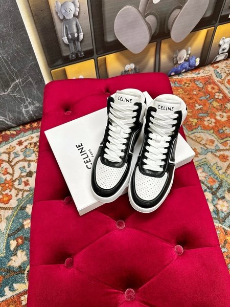 Celine New color matching sneakers, white shoes