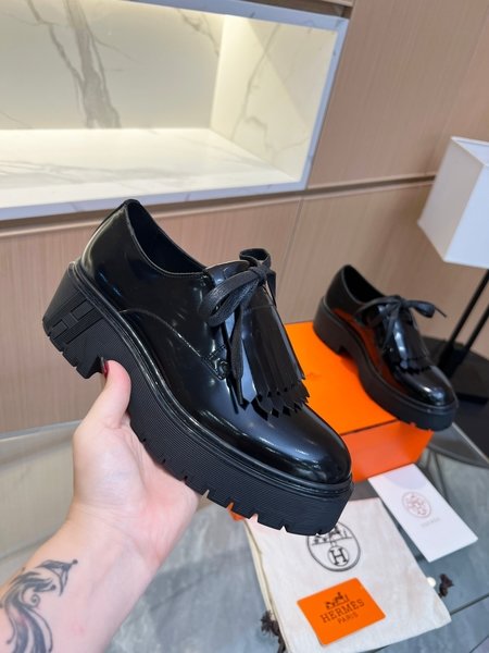 Hermes Oxford thick sole loaf