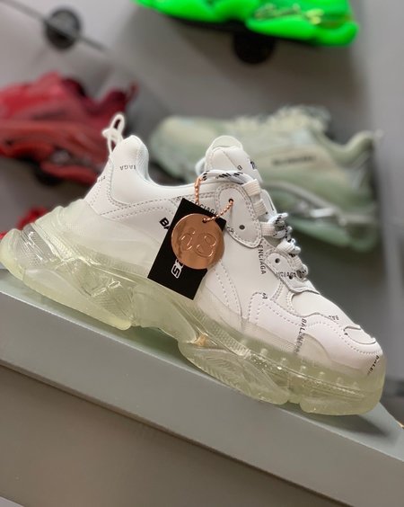 Balenciaga fully transparent air cushion sneakers