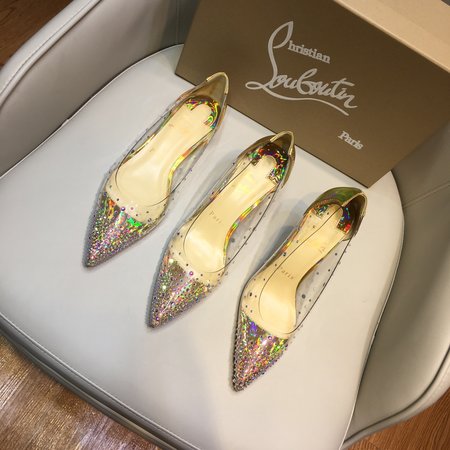 Christian Louboutine Pointed red sole shoes