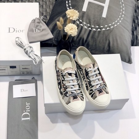 Dior Imported lambskin woven fabric casual shoes