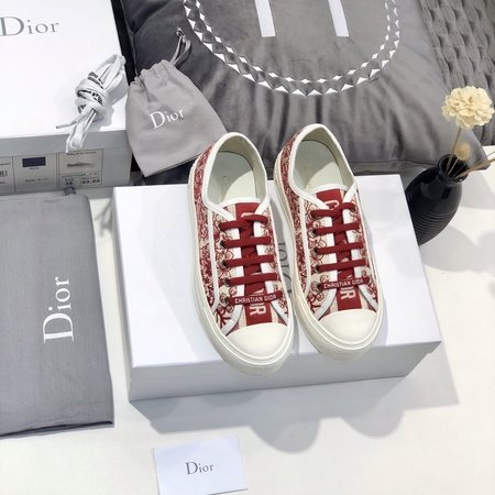 Dior Imported lambskin woven fabric casual shoes