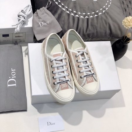 Dior Imported lambskin woven fabric casual shoes