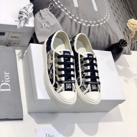 Dior Imported lambskin woven fabric casual shoes