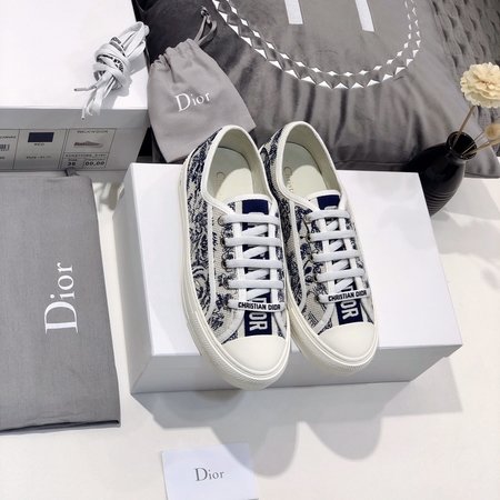 Dior Imported lambskin woven fabric casual shoes